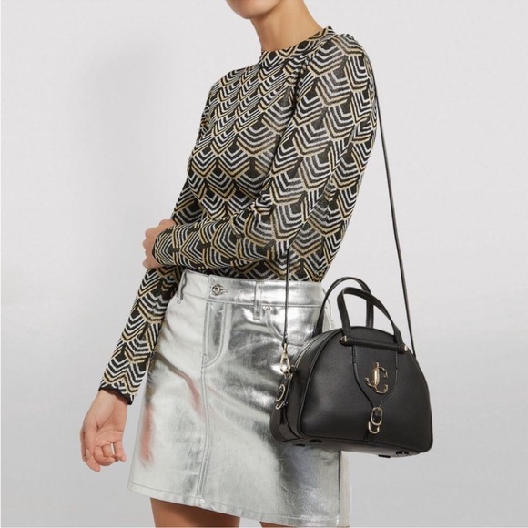 Jimmy Choo New With Tags Bowling bag in pink (bubble color). - Picture 7 of 7